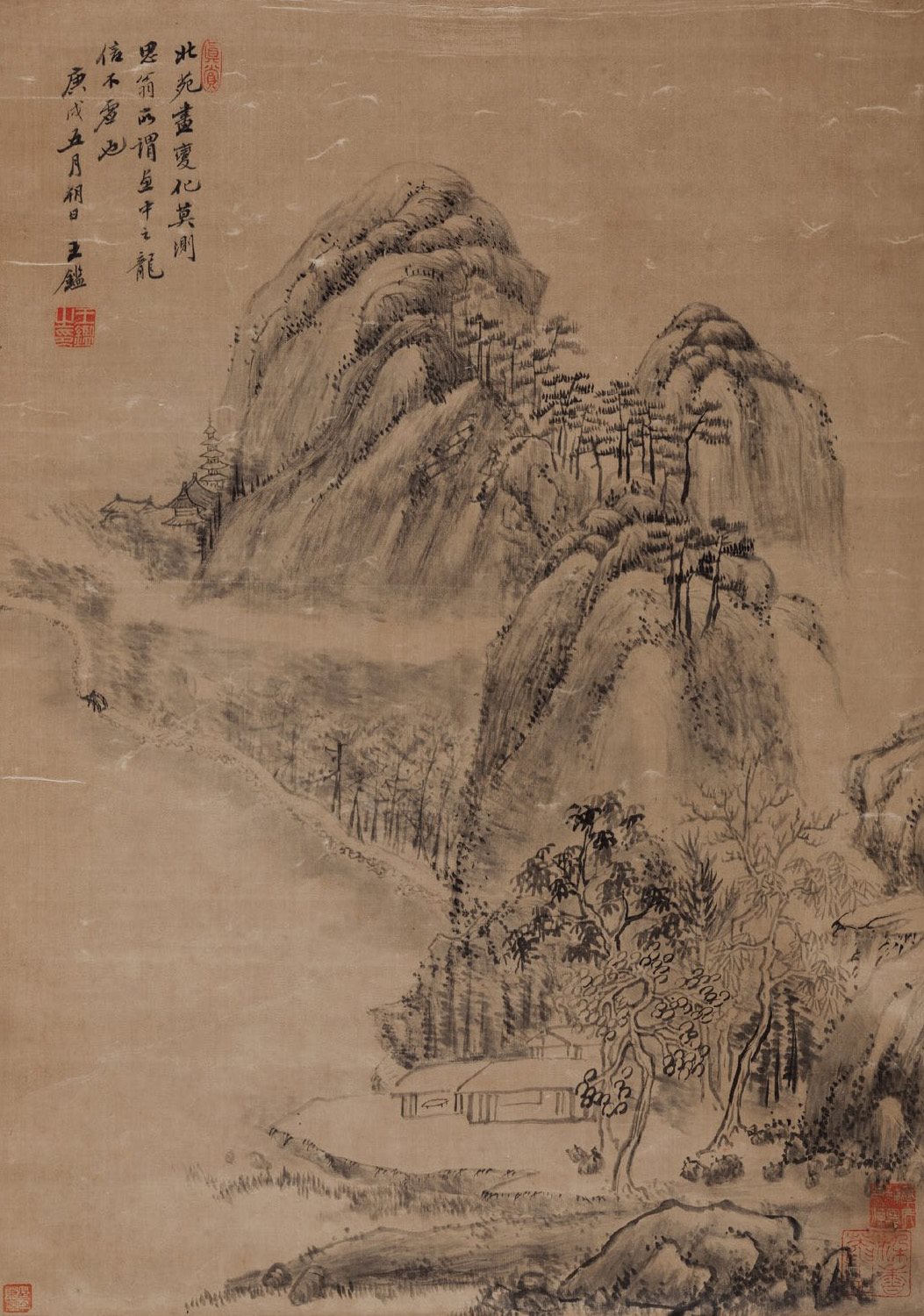 仿北苑山水