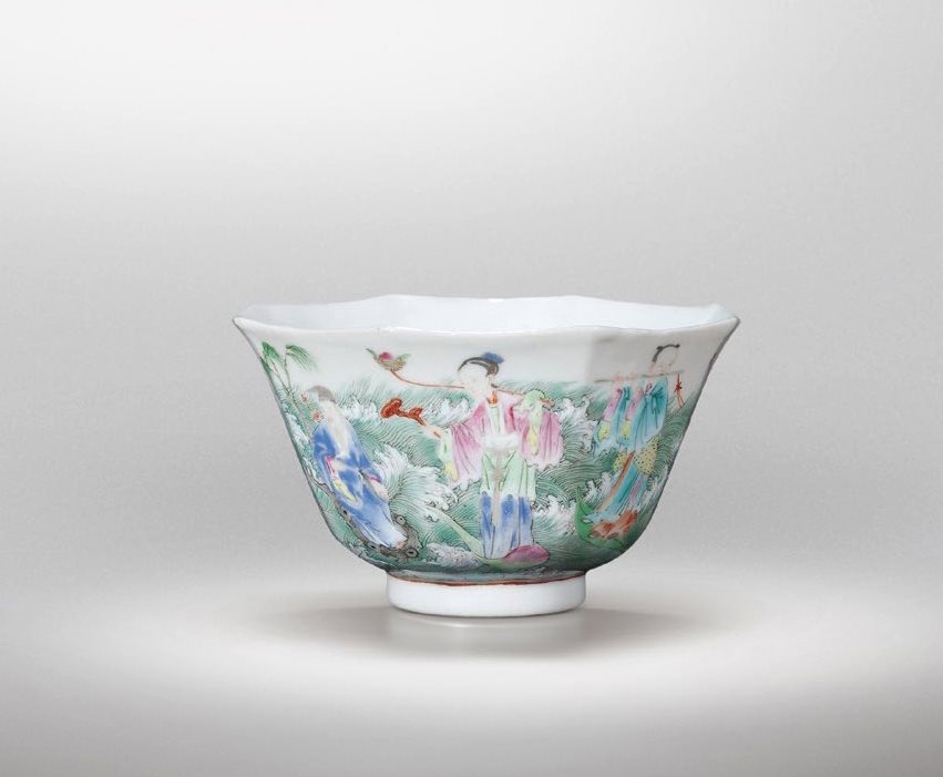 粉彩八仙小碗