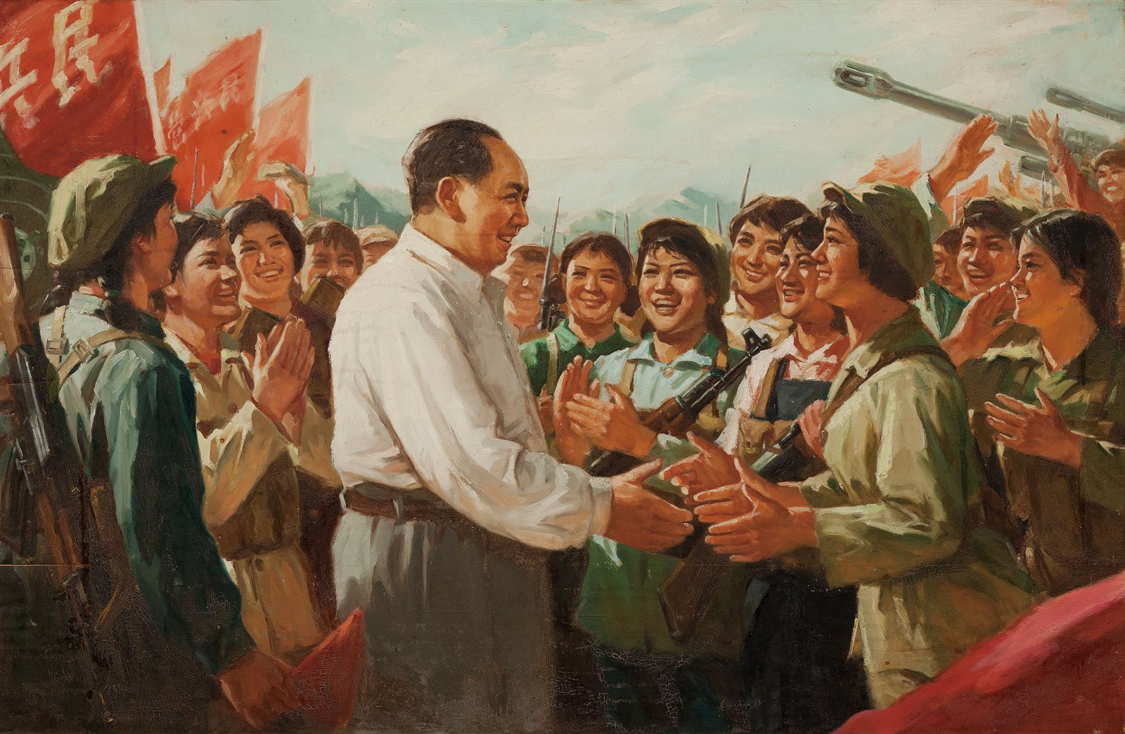 演兵场上太阳红