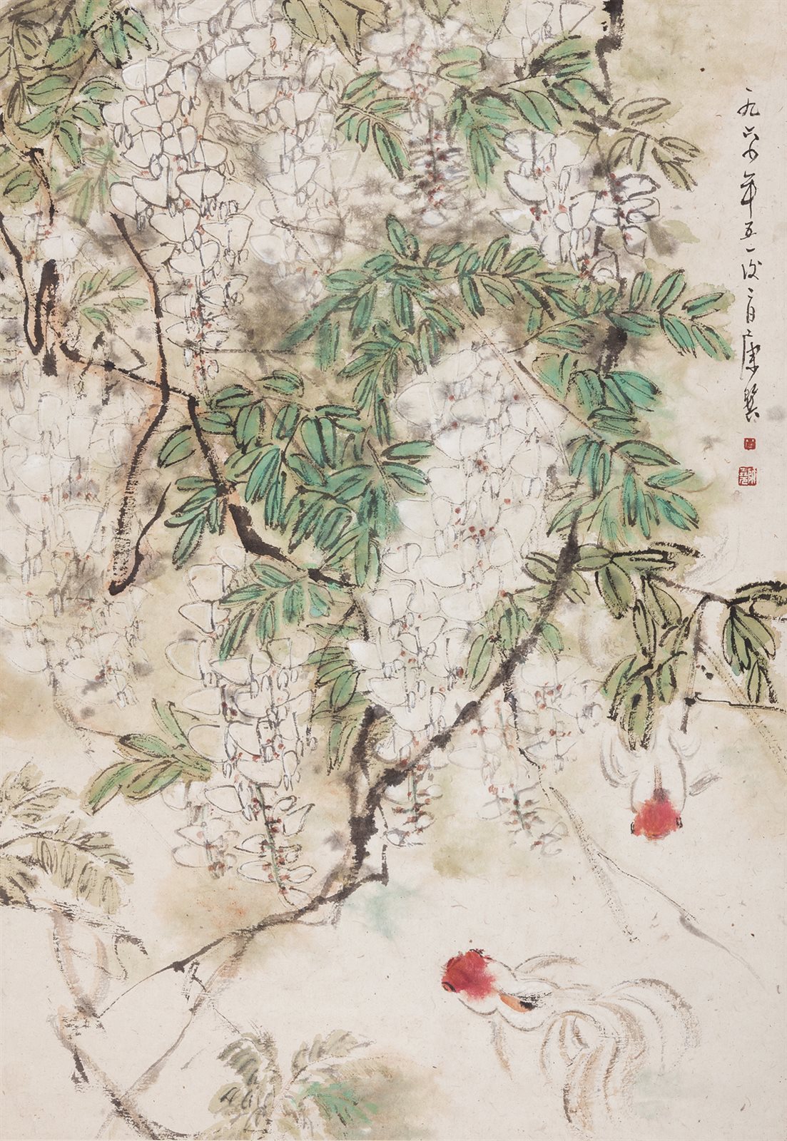 藤萝金鱼