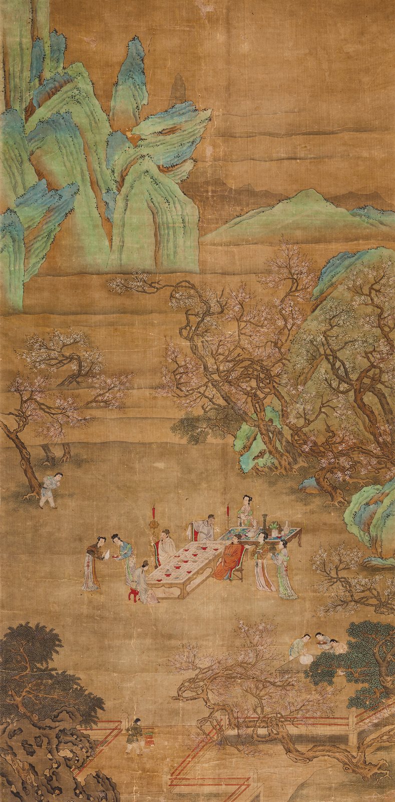 夜宴桃李图