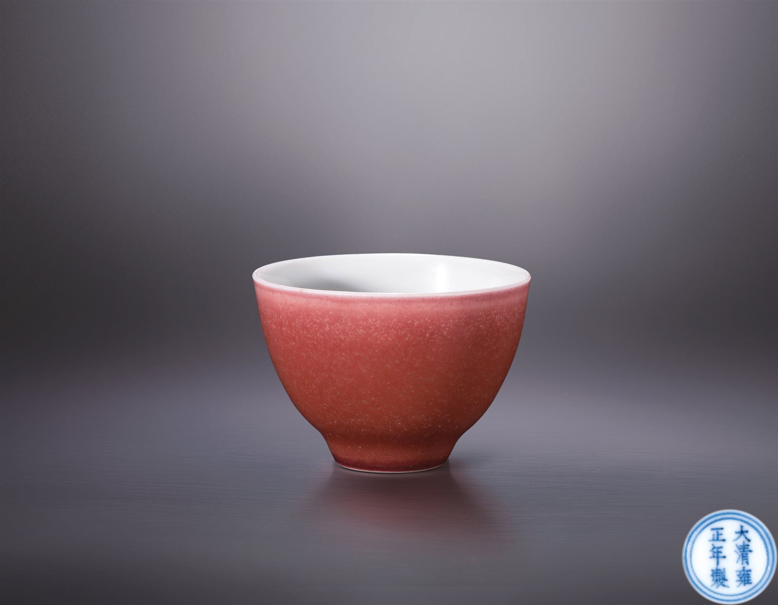 霁红釉小杯