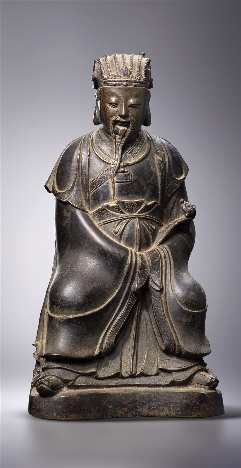 铜文昌帝君坐像