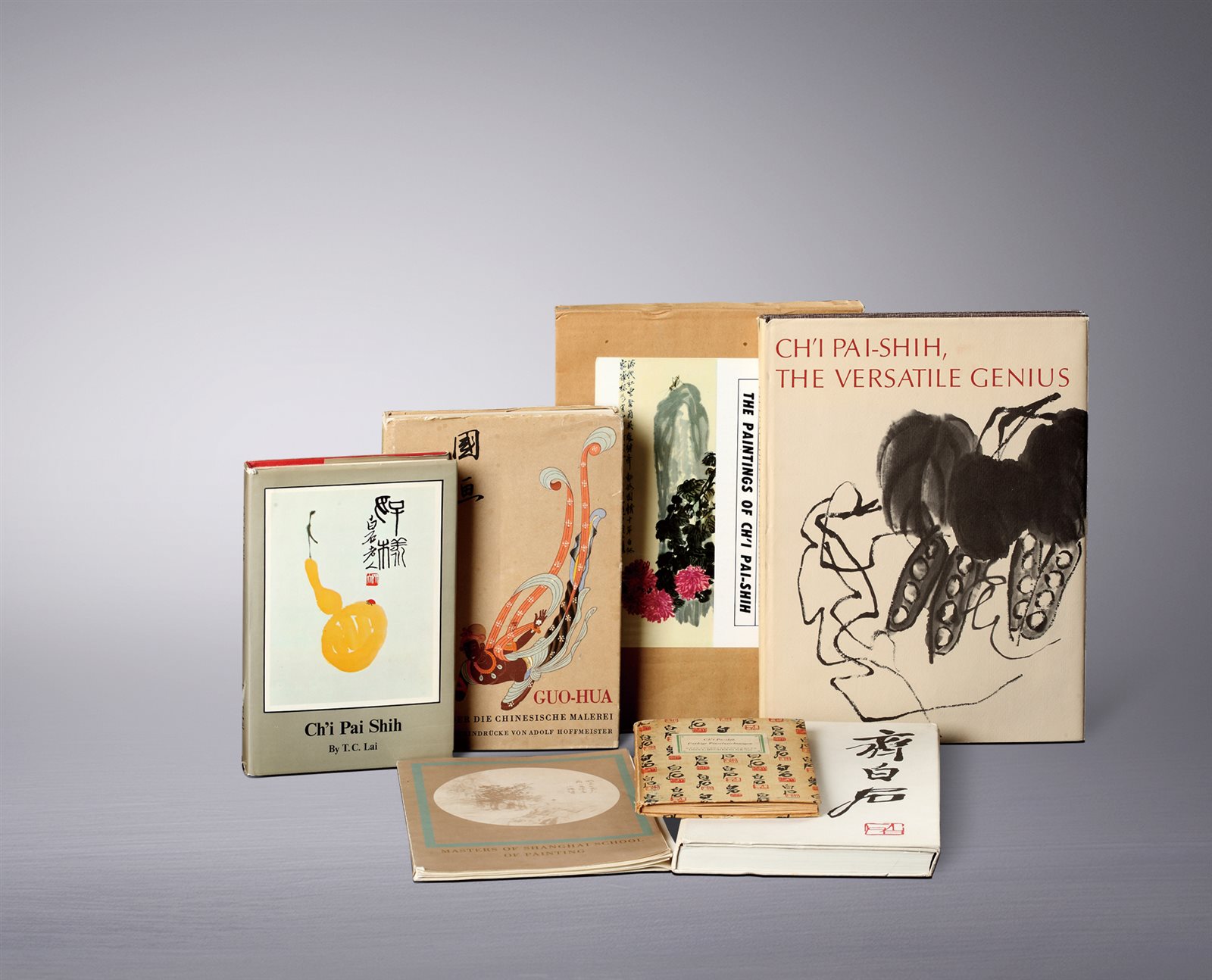 海外出版齐白石展览图录7册