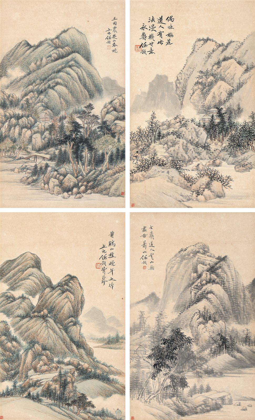 四时山水
