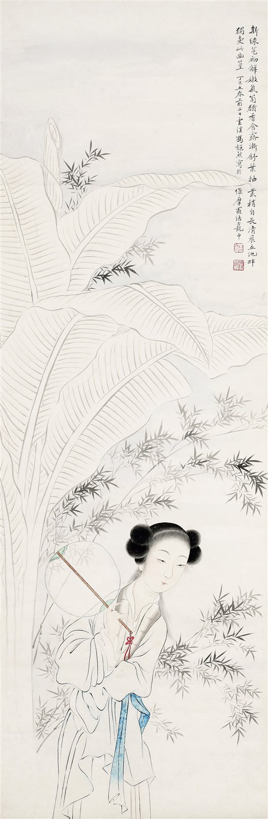 桐阴仕女