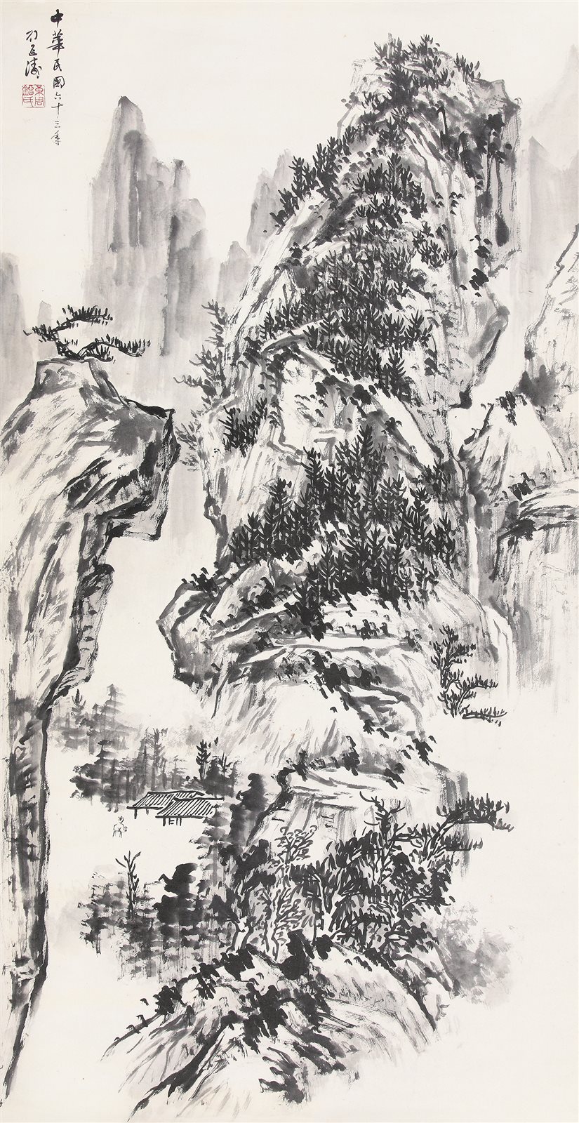 墨笔山水