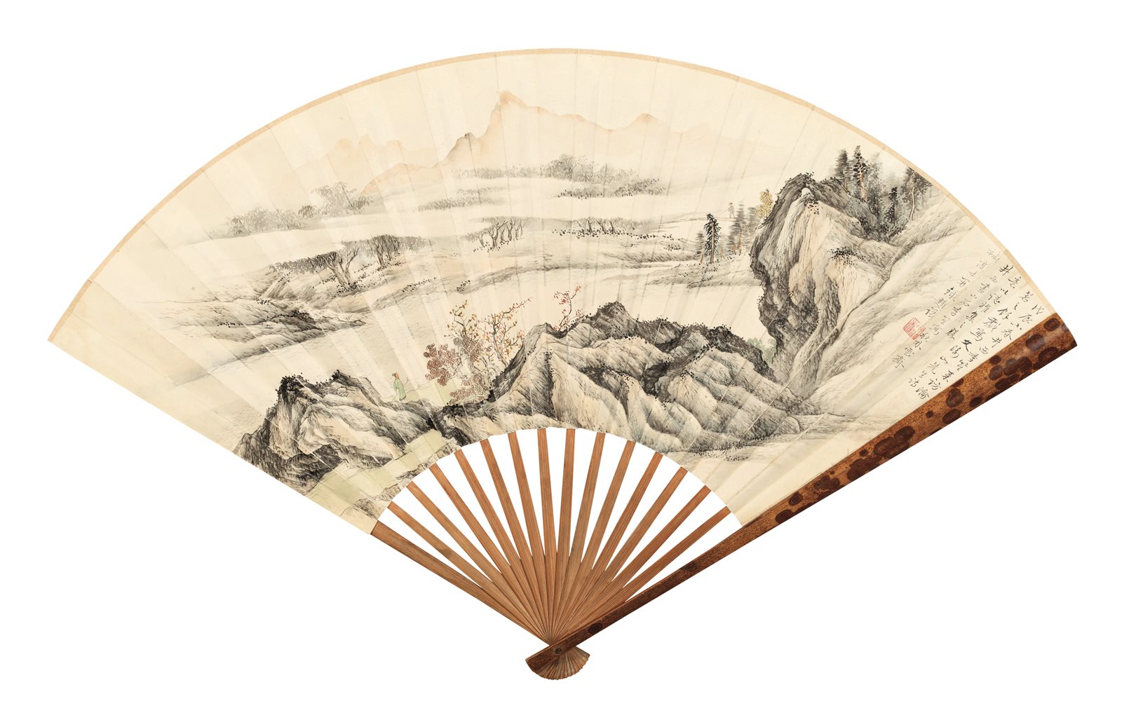 拟文征明山水