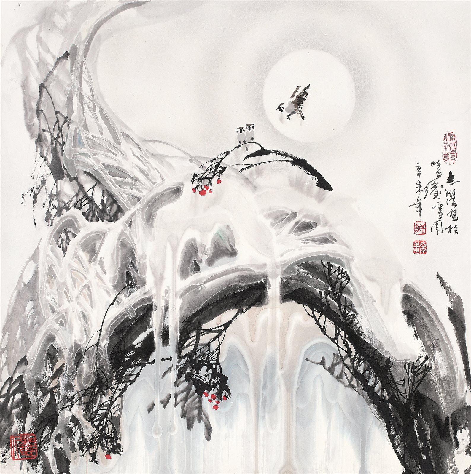 冰雪山水
