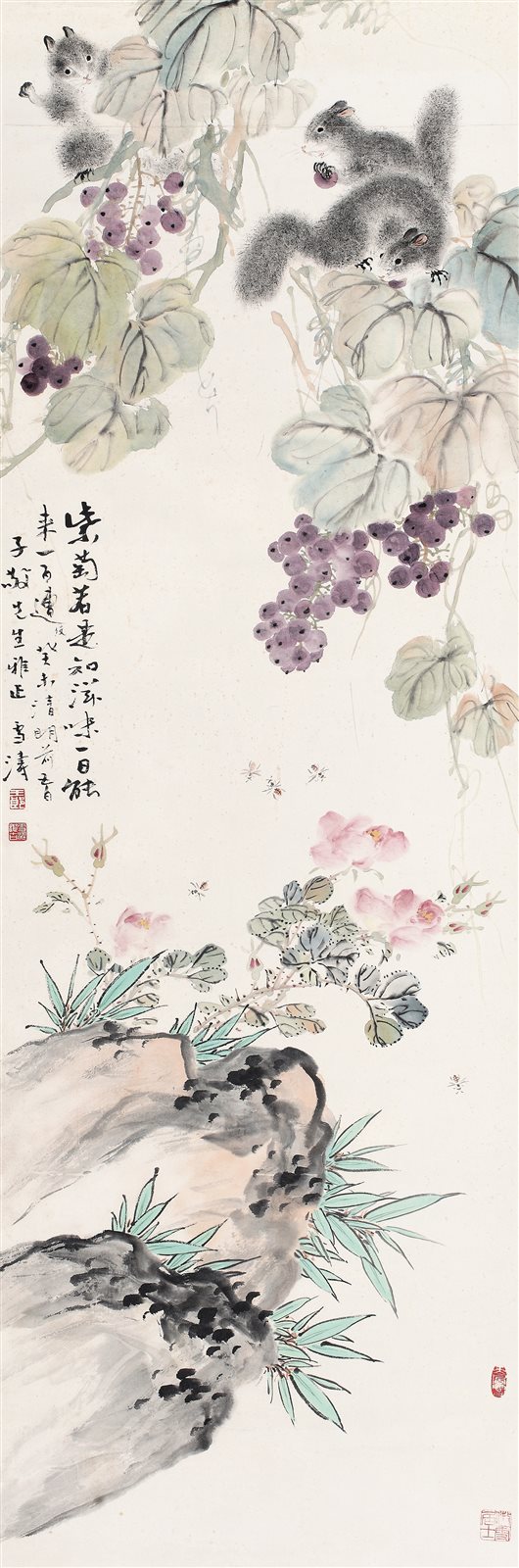 松鼠葡萄