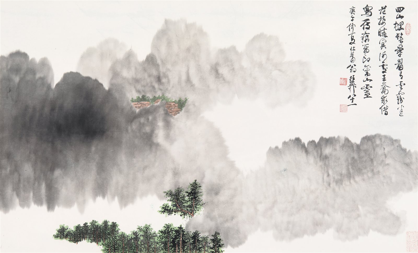 云山晓色
