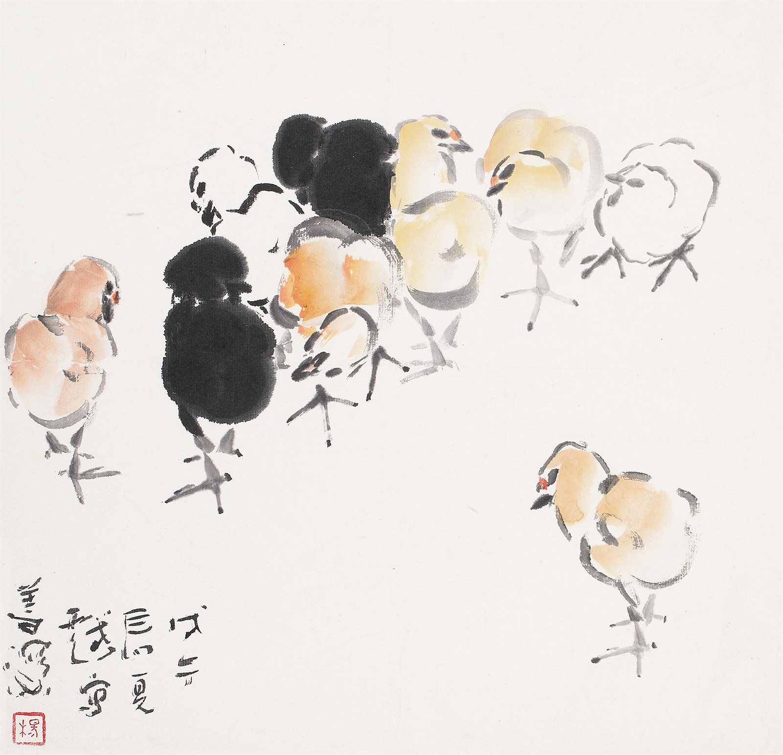 雏鸡图