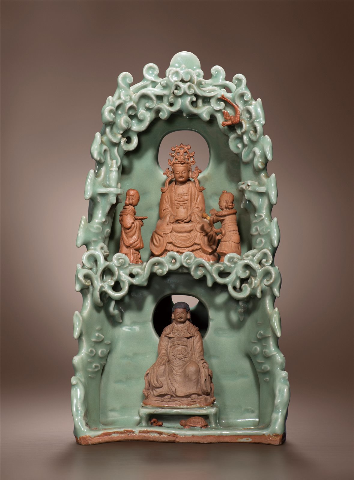 龙泉窑青釉佛龛