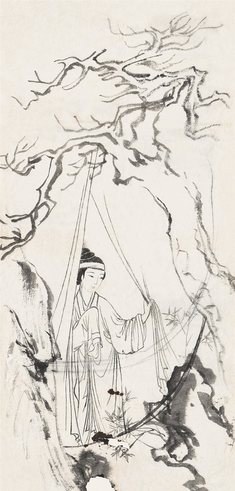 梧窗静眺(画稿)