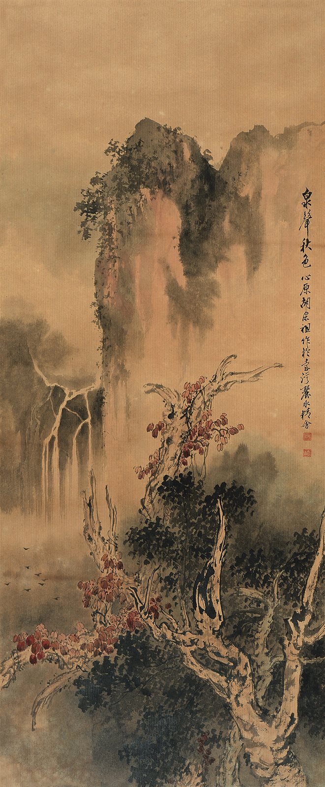 泉声秋色