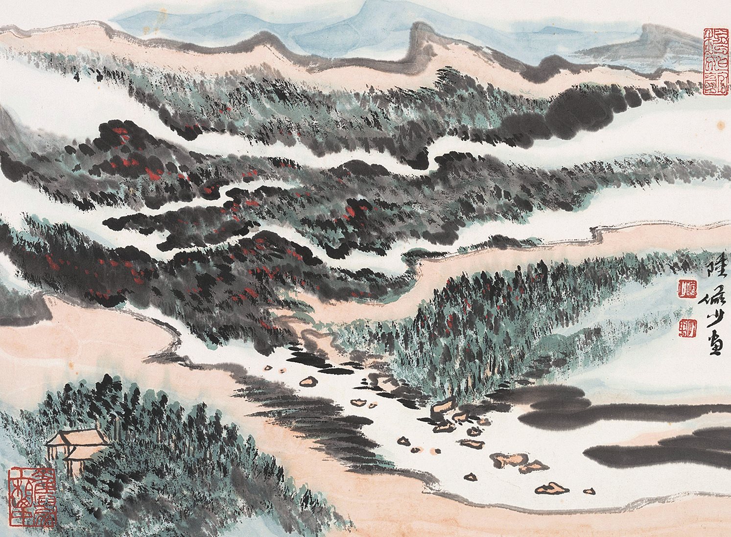云水山居图