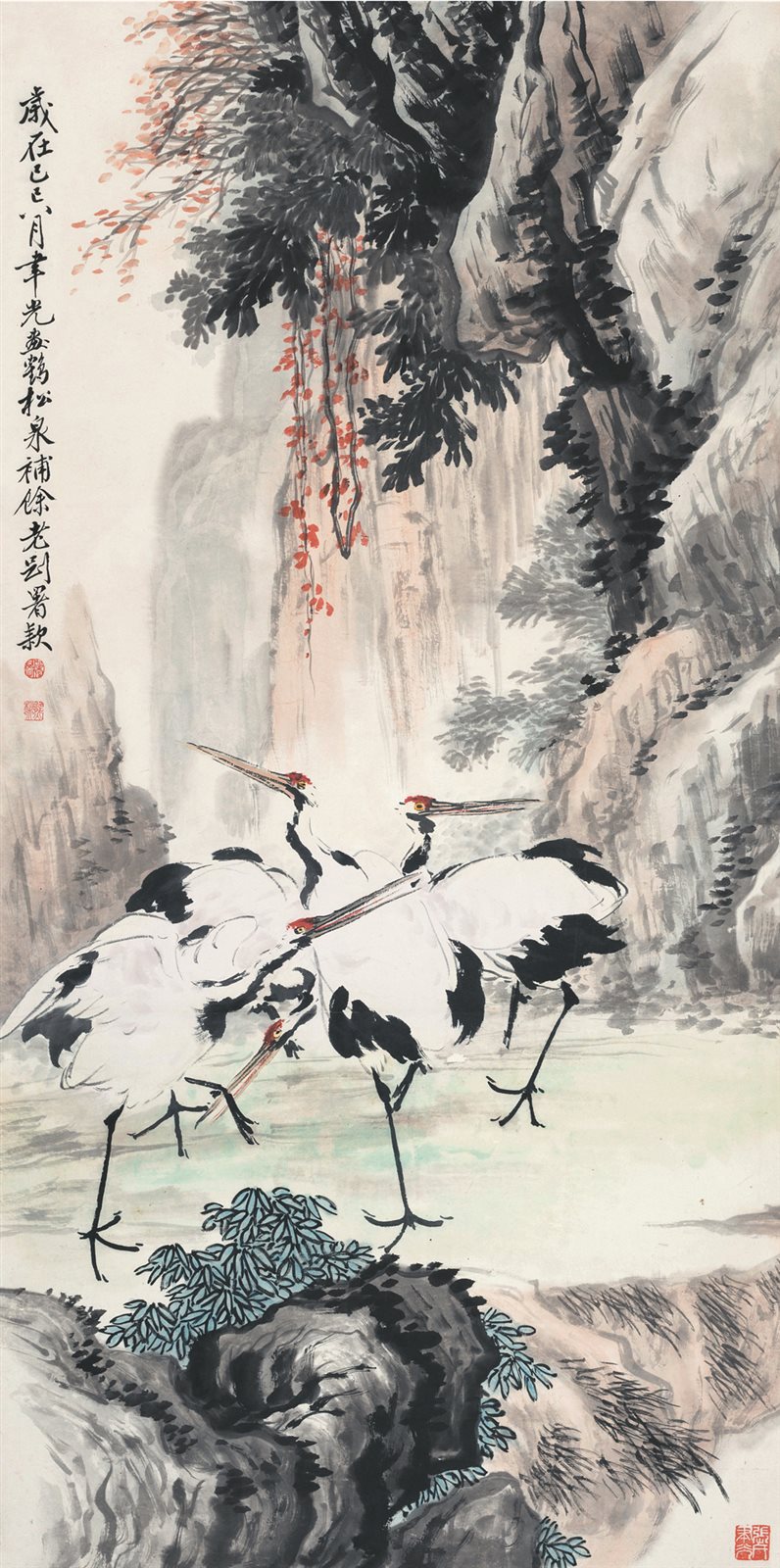 群鹤图