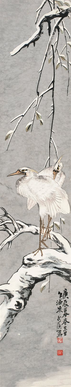 寒江双鹭