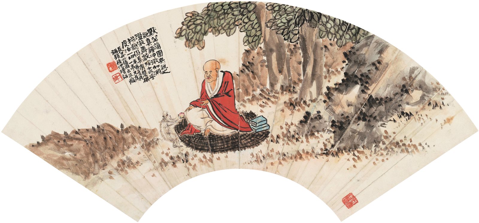 蒲团默坐