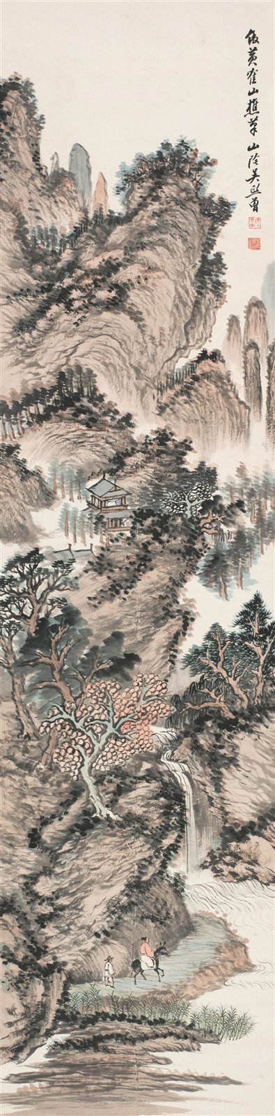 拟王蒙山水