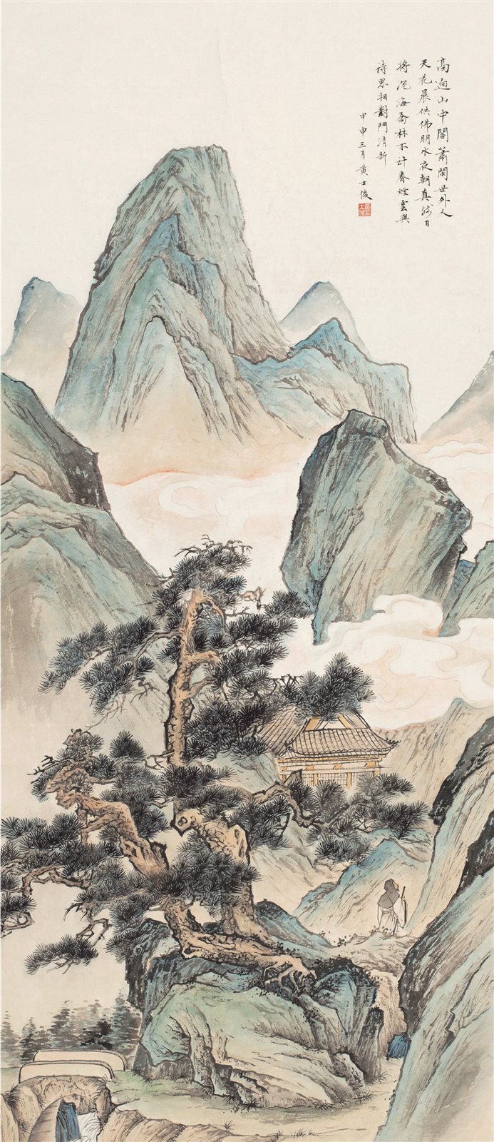 烟云仙阁图