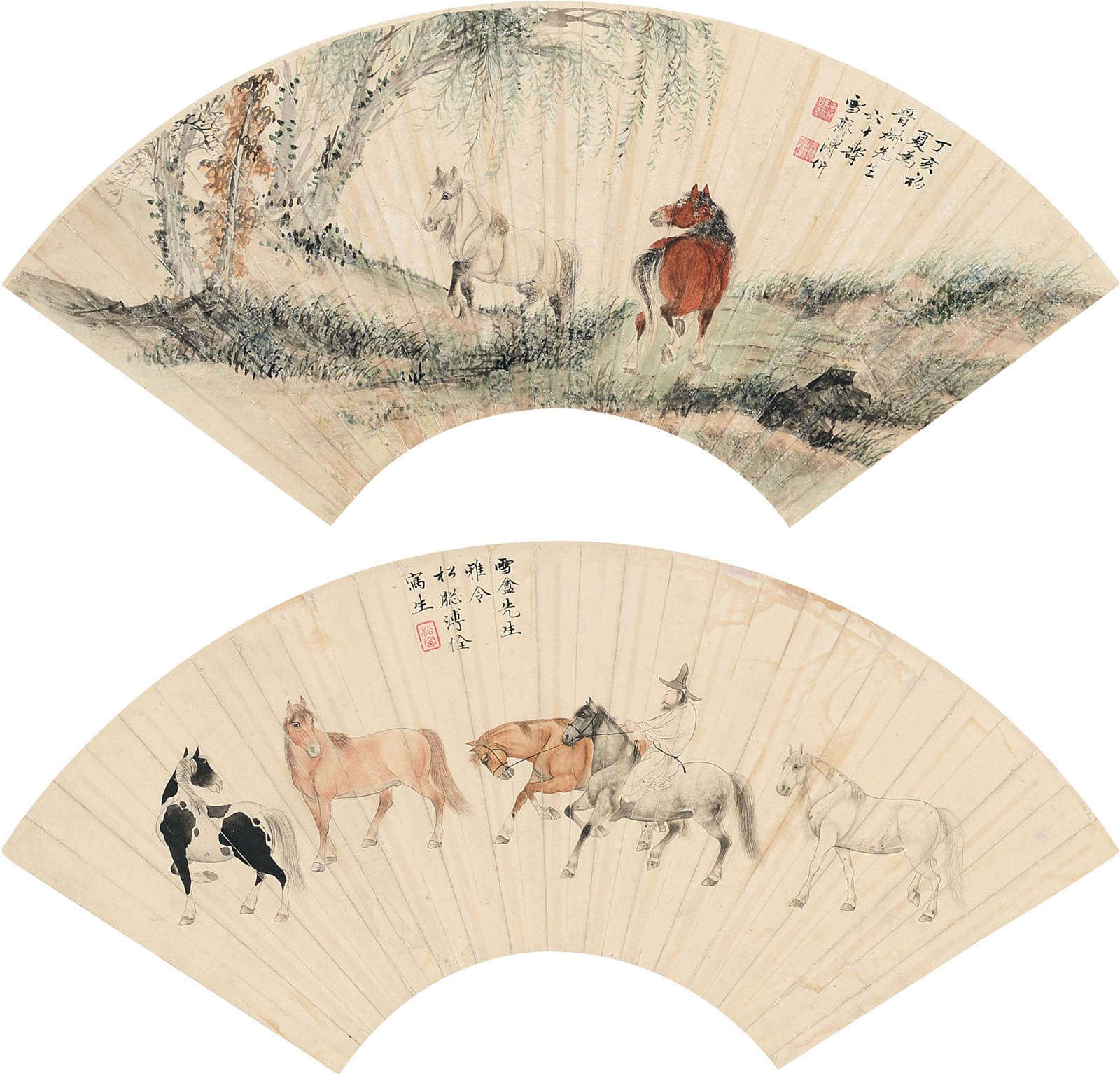 骏马二帧