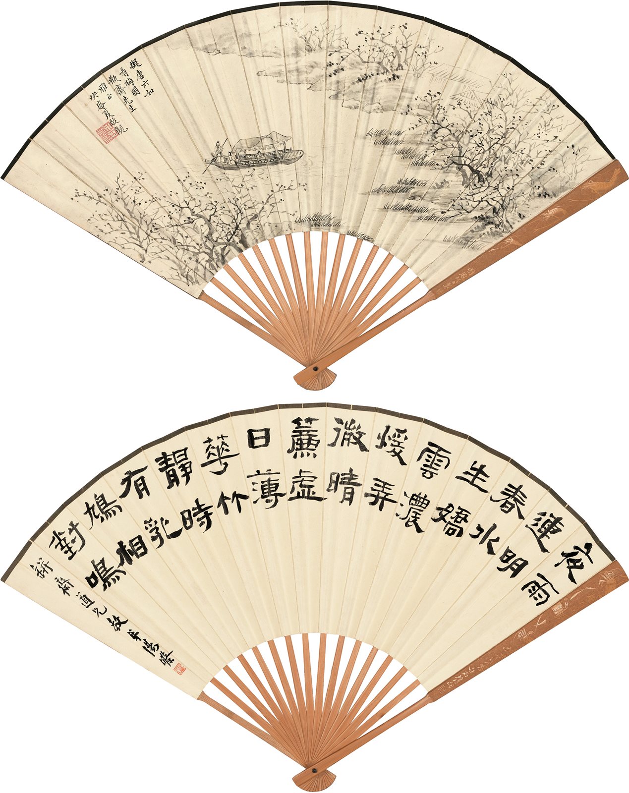 看梅图
隶书书法