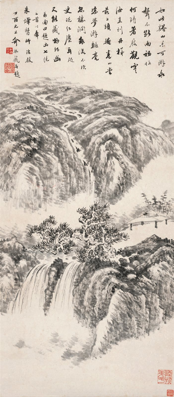 溪山飞瀑