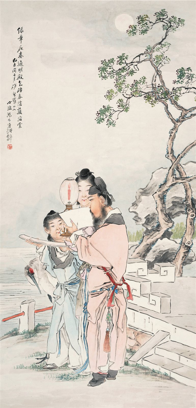 绿章夜奏通明殿