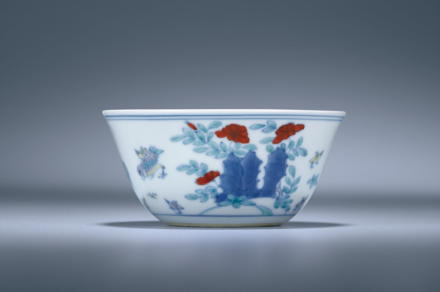斗彩鸡缸杯(图录号：1101)