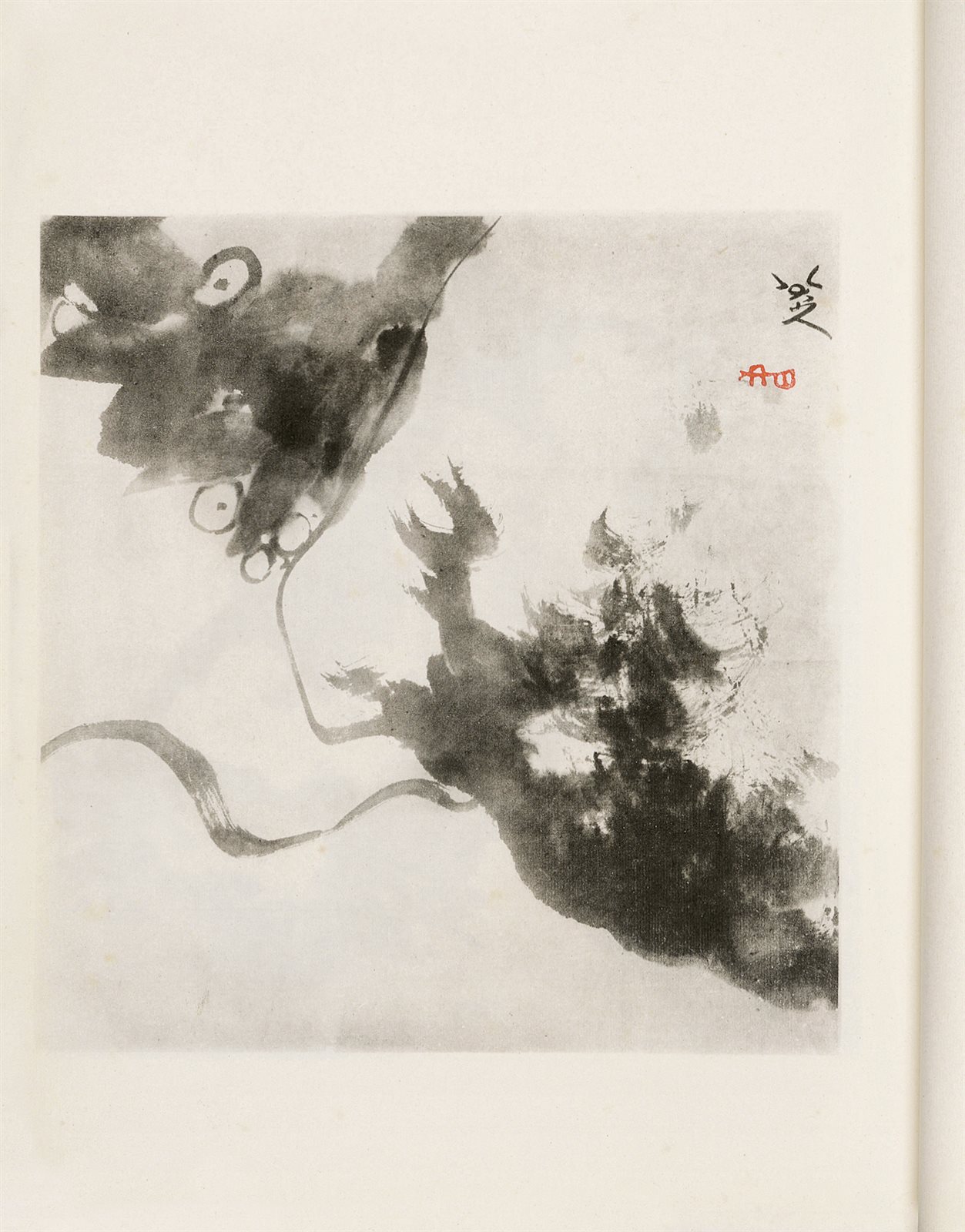 八大山人花鸟、山水画册
