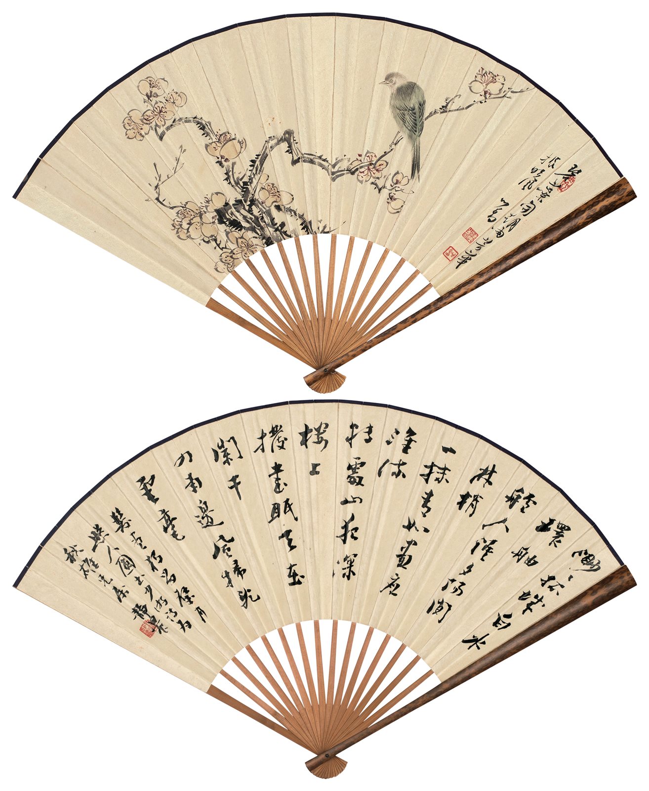 梅花翠鸟
行书书法