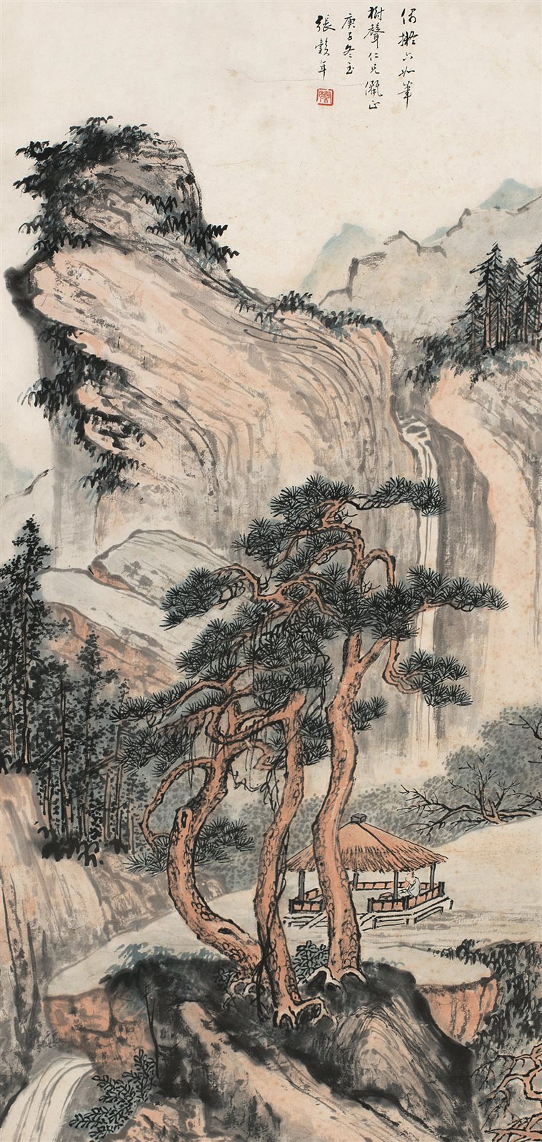 闲亭纳凉图