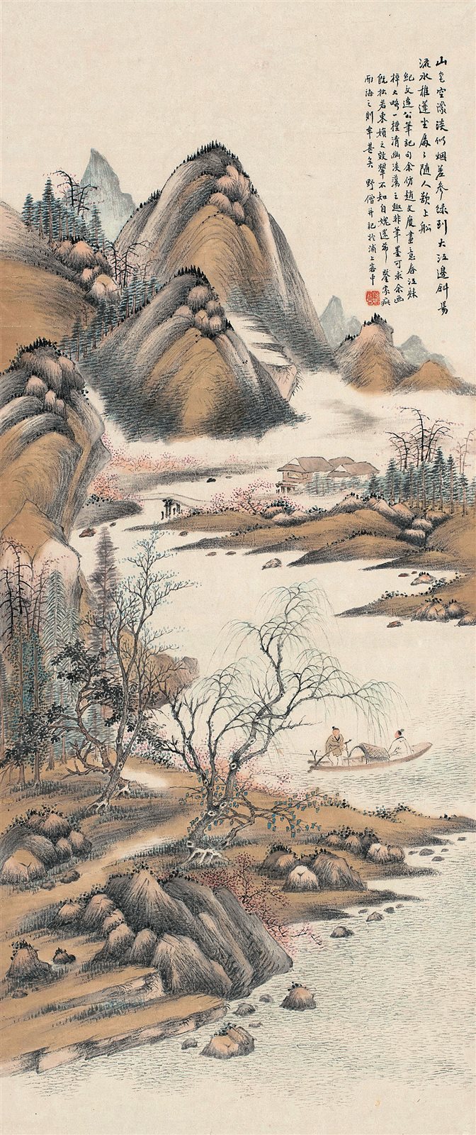 富春江赏春