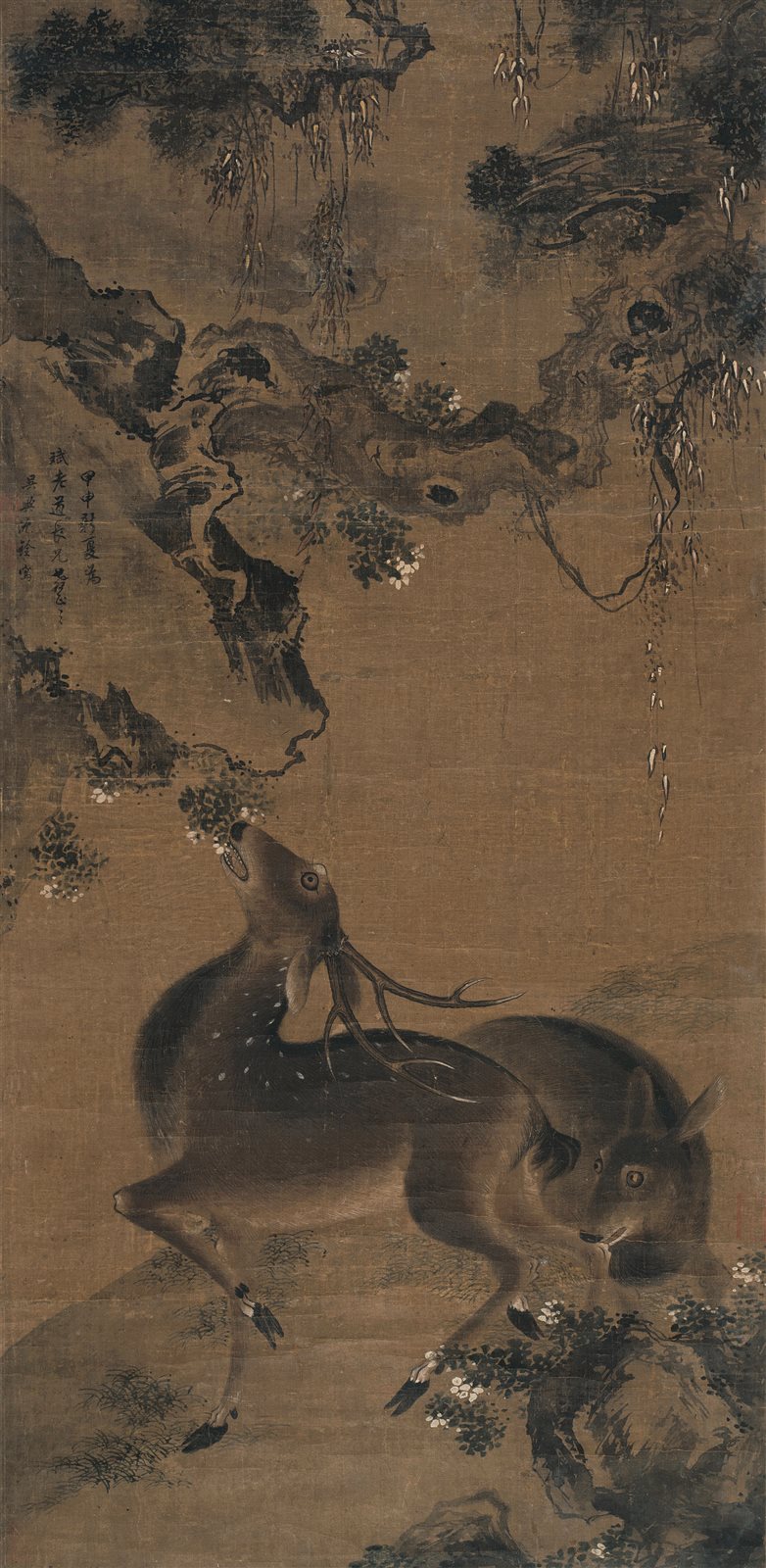 双鹿图