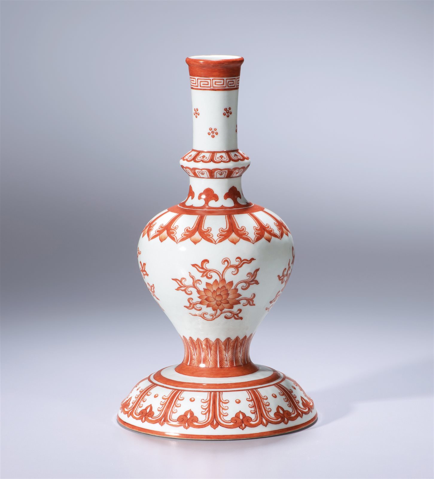 豇豆红釉汤罗洗