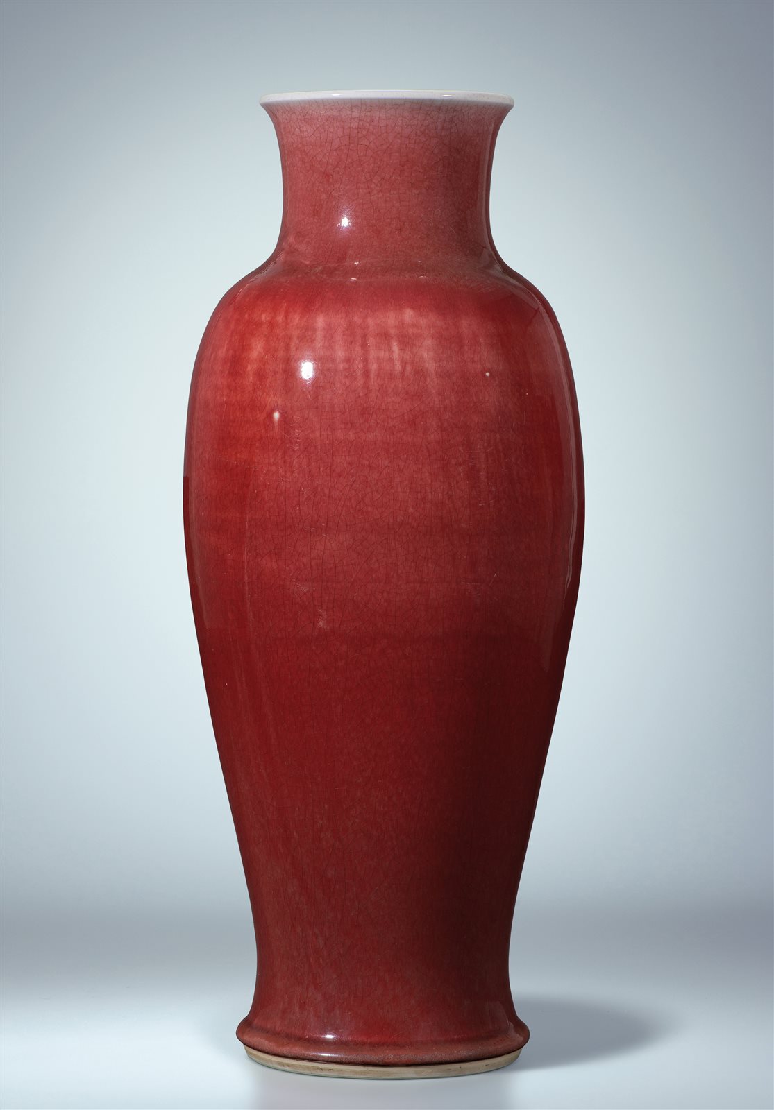 郎窑红釉观音尊