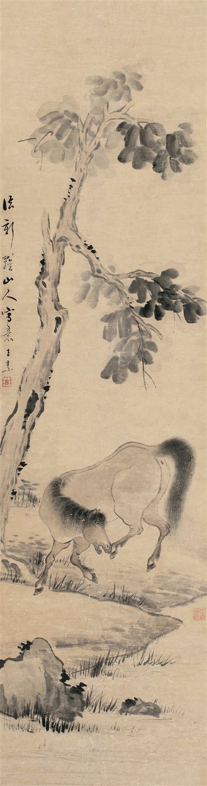 王小某桐骏马图