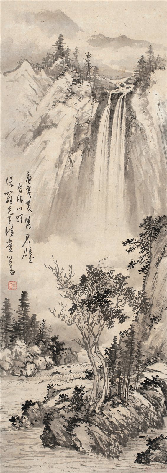 林泉飞瀑
