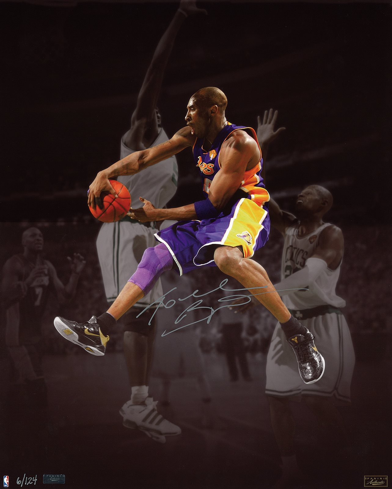 NBA球星科比·布莱恩特限量版亲笔签名照片