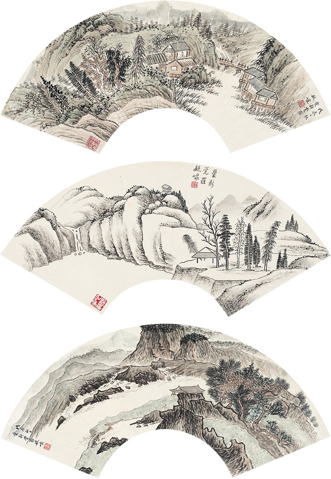 戊辰之秋，爱新觉罗·毓㟫。   戊辰秋日，爱新觉罗·毓㟫。   爱新觉罗·毓㟫。