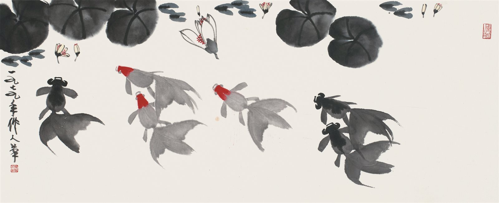 一九七九年，作人笔。