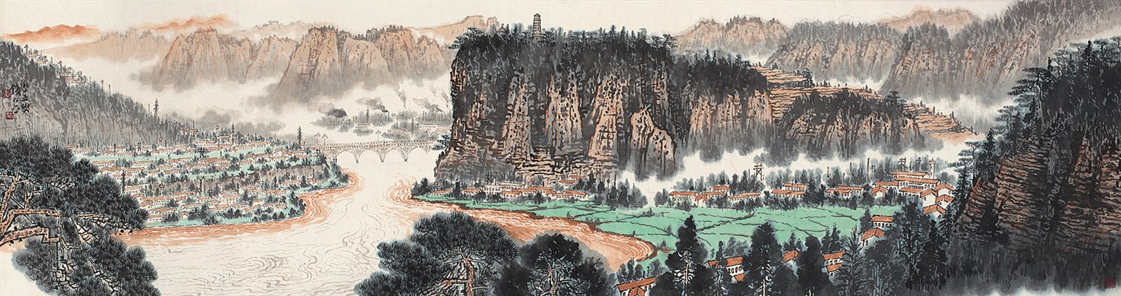八十五叟钱松岩。