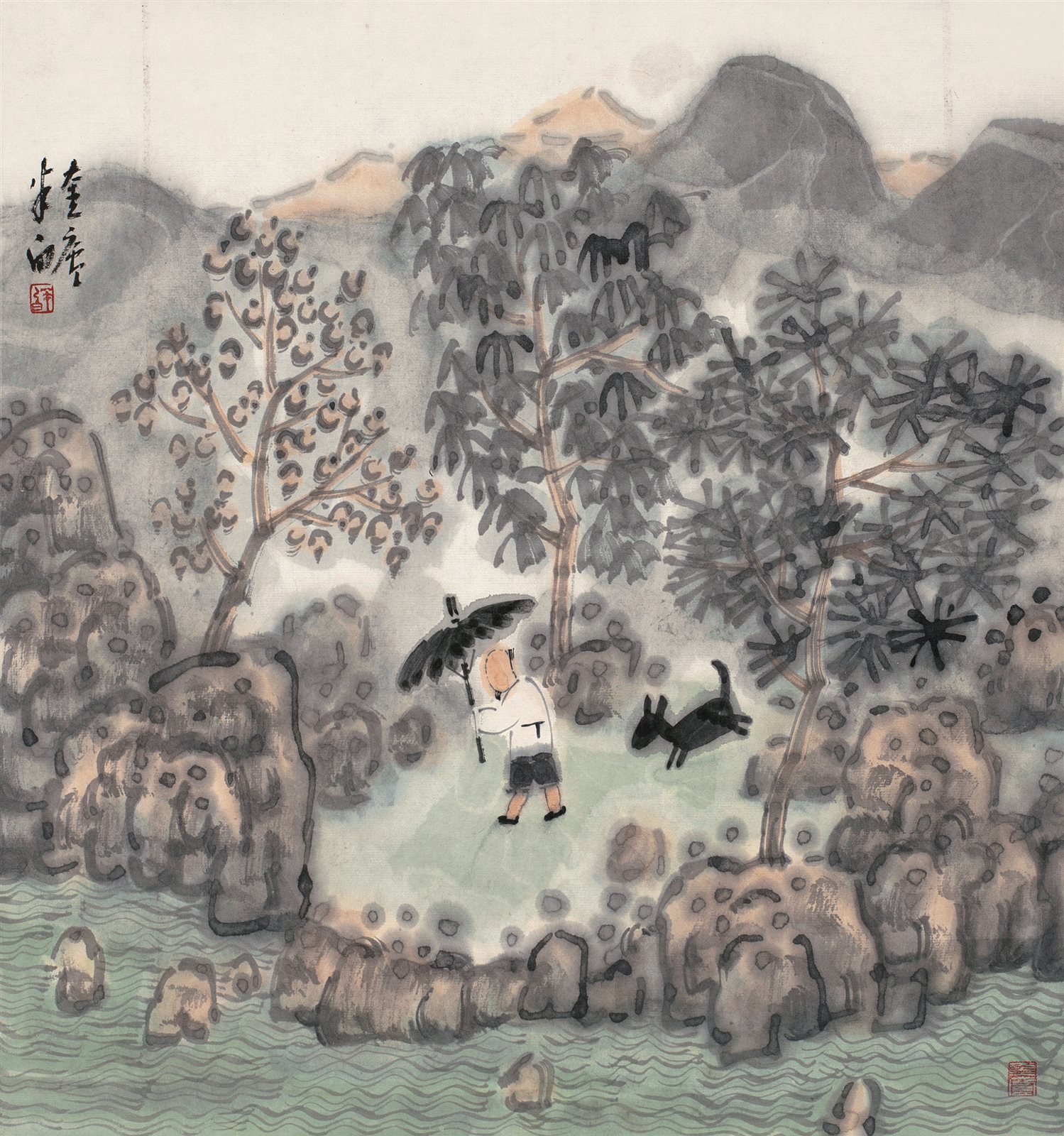 空山新雨后