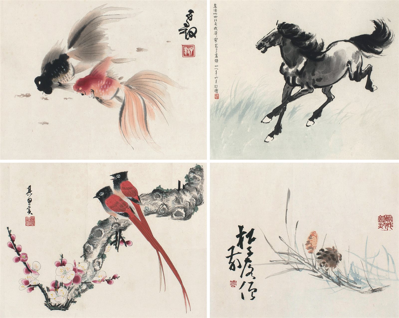 木刻水印名家绘画小品