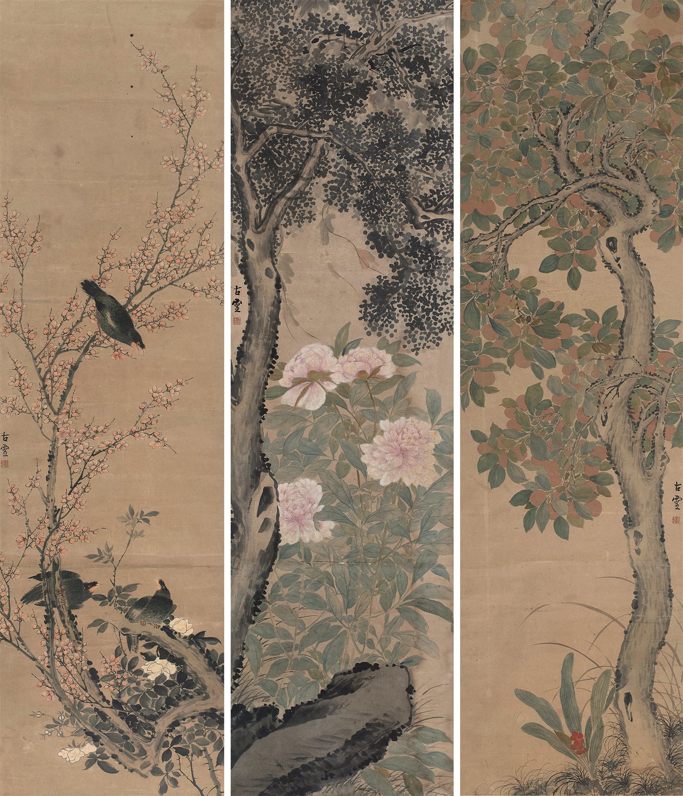 花鸟三帧
