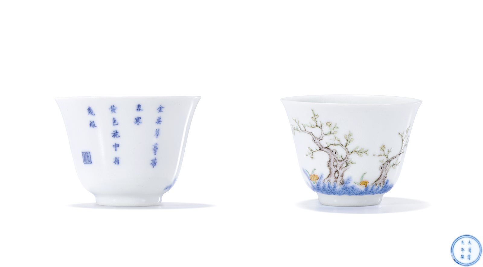 五彩花神杯