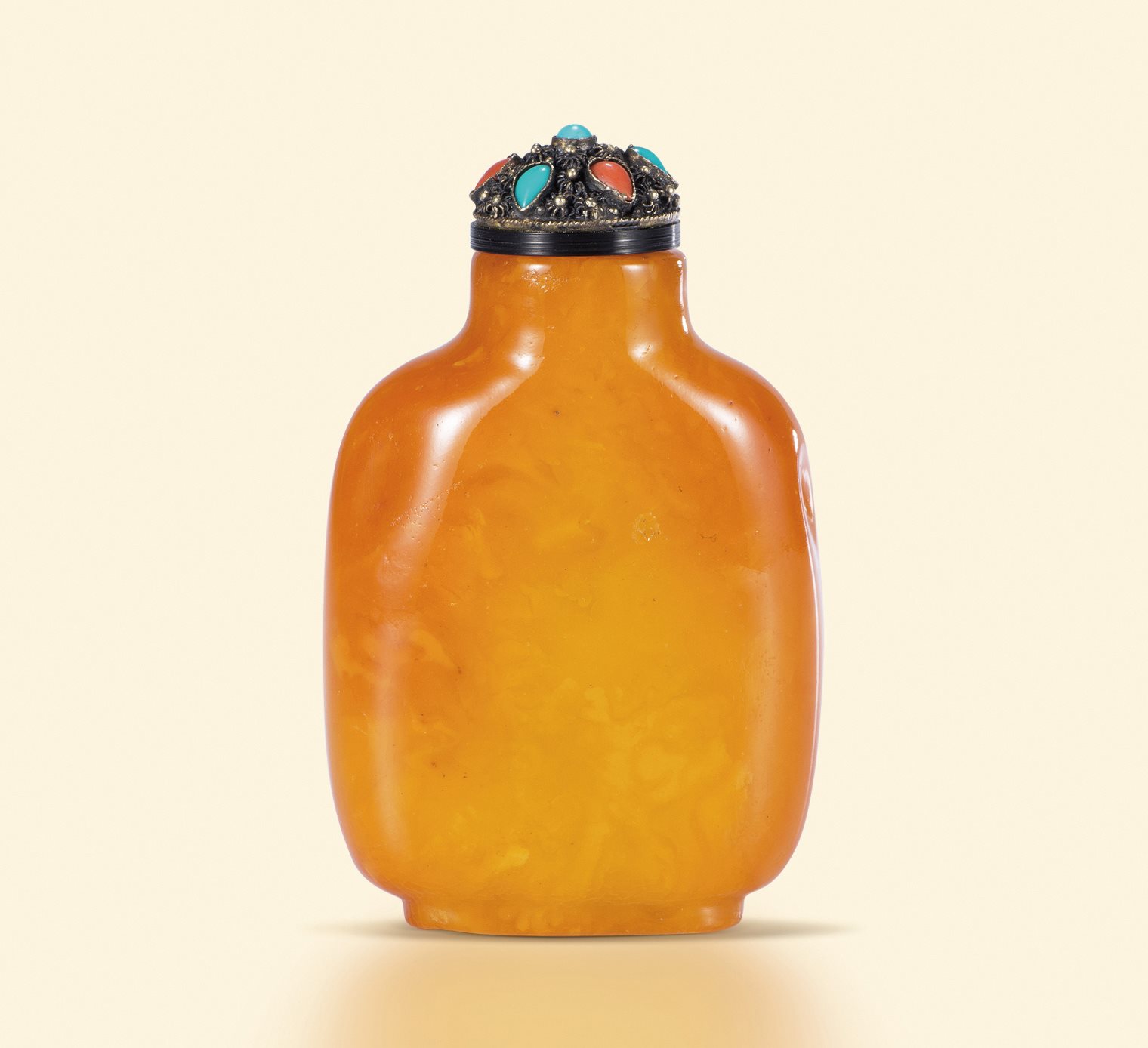 蜜蜡鼻烟壶