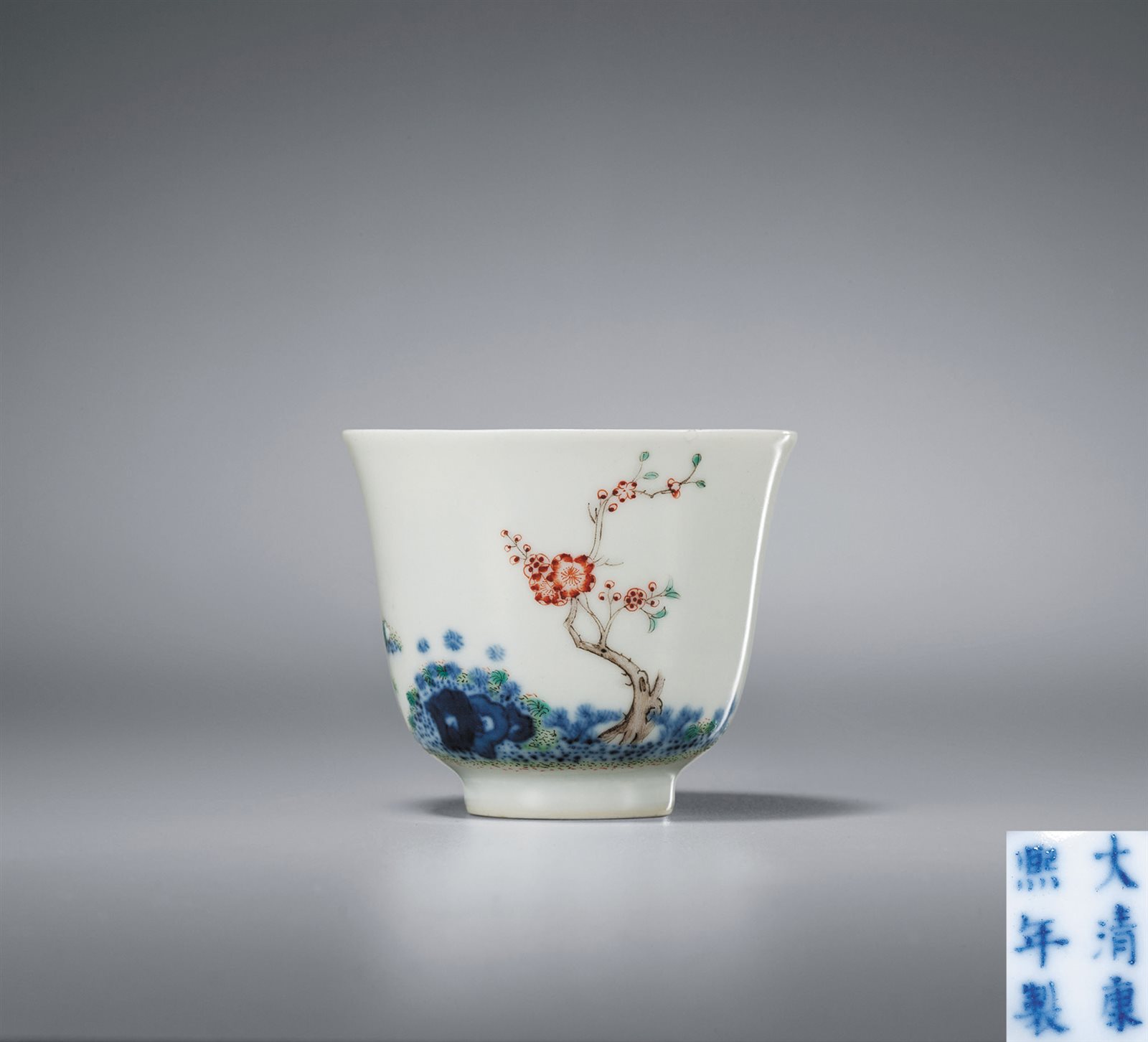 五彩花神杯