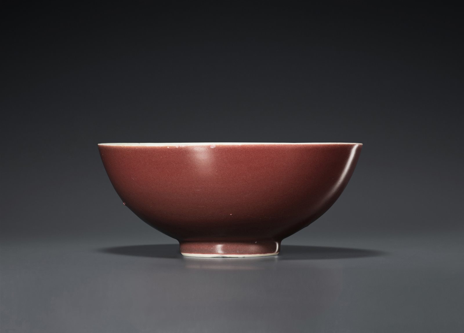 霁红釉碗